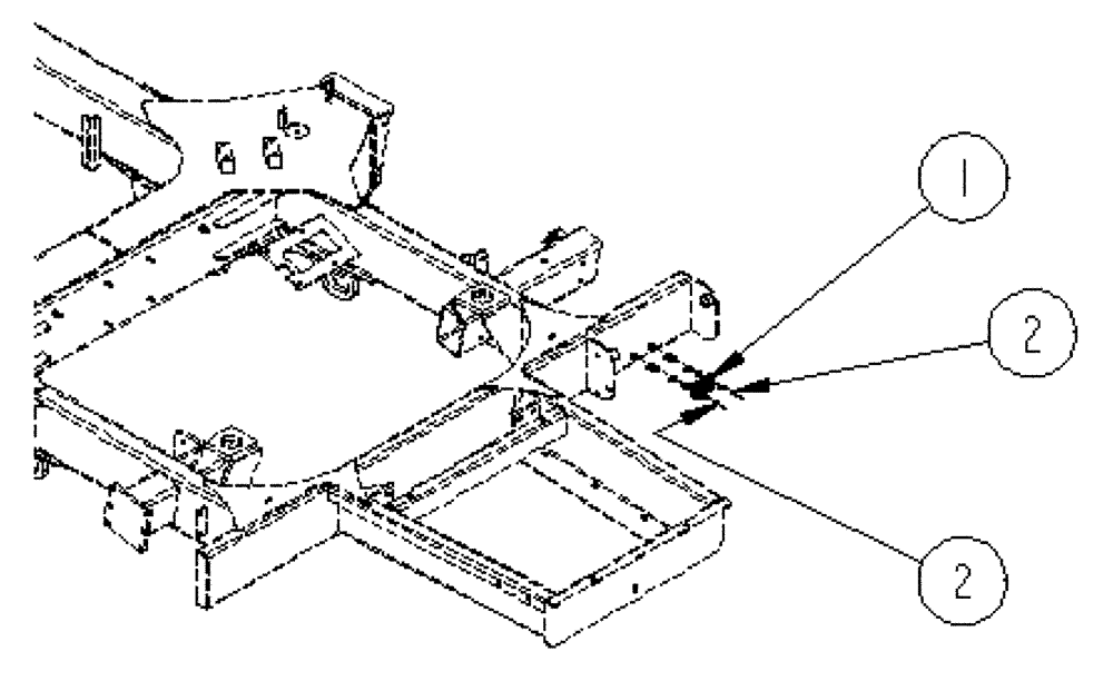 Схема запчастей Case IH SPX4260 - (04-046) - SERIAL PLATE GROUP Suspension & Frame