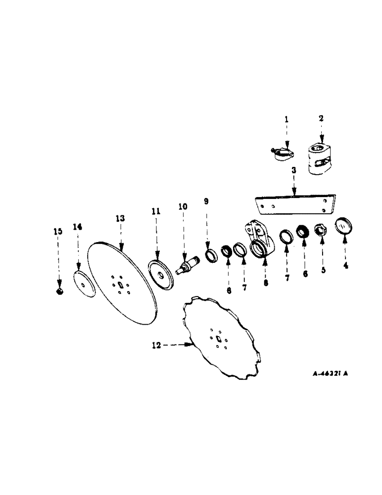 Схема запчастей Case IH 70 - (F-06) - HEAVY-DUTY ROLLING COLTERS, ONE PER FURROW 