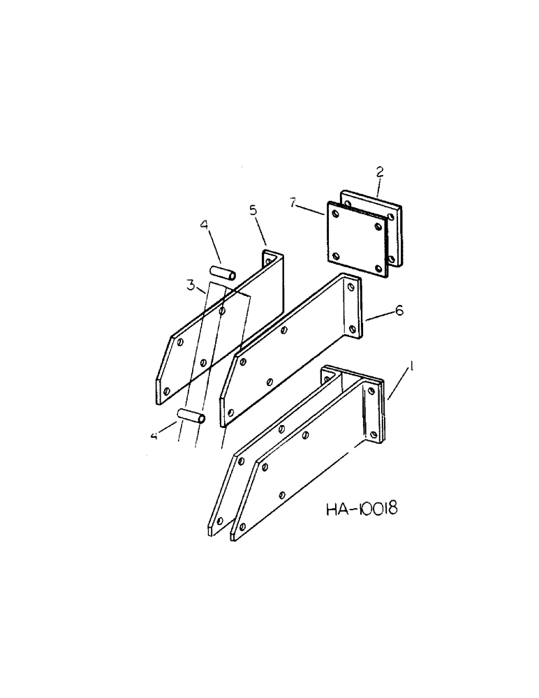 Схема запчастей Case IH 55 - (B-06) - SLIDE ADJUSTING GAUGE WHEEL MOUNTING, FOR 7 FOOT AND 11 FOOT TWO RANK MODELS 