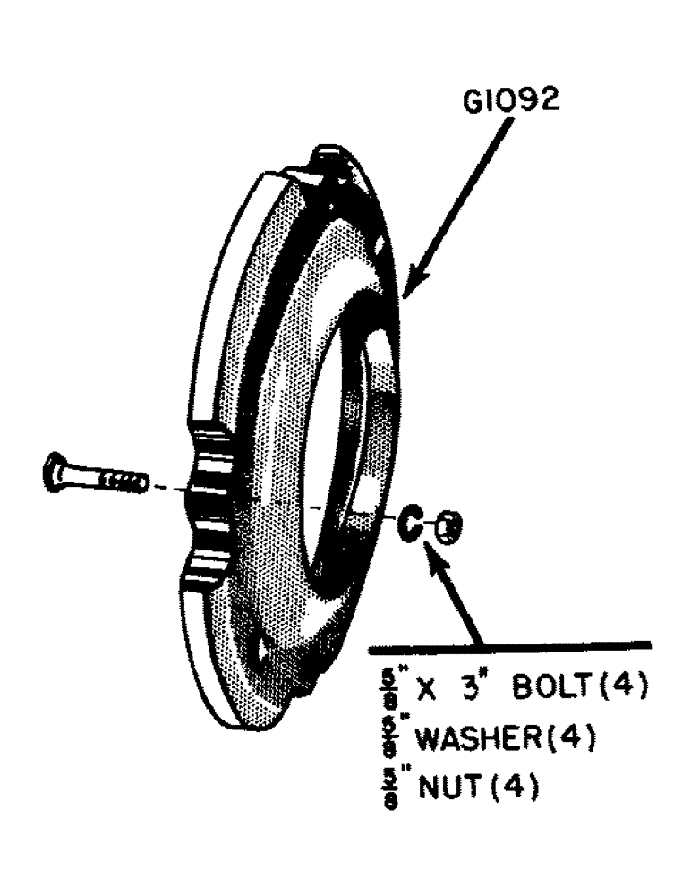 Схема запчастей Case IH 500B-SERIES - (077) - REAR WHEEL WEIGHTS (06) - POWER TRAIN