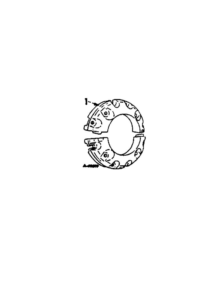 Схема запчастей Case IH 684 - (15-09[A]) - WHEELS AND TRACTION, REAR WHEEL WEIGHTS, SPLIT TYPE Wheels & Traction