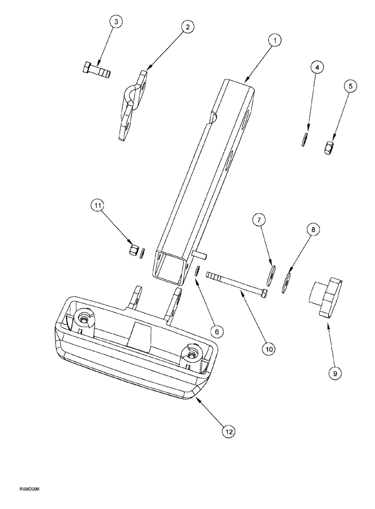Схема запчастей Case IH AFS - (03-28) - CDU / ECDU MOUNTING (55) - ELECTRICAL SYSTEMS