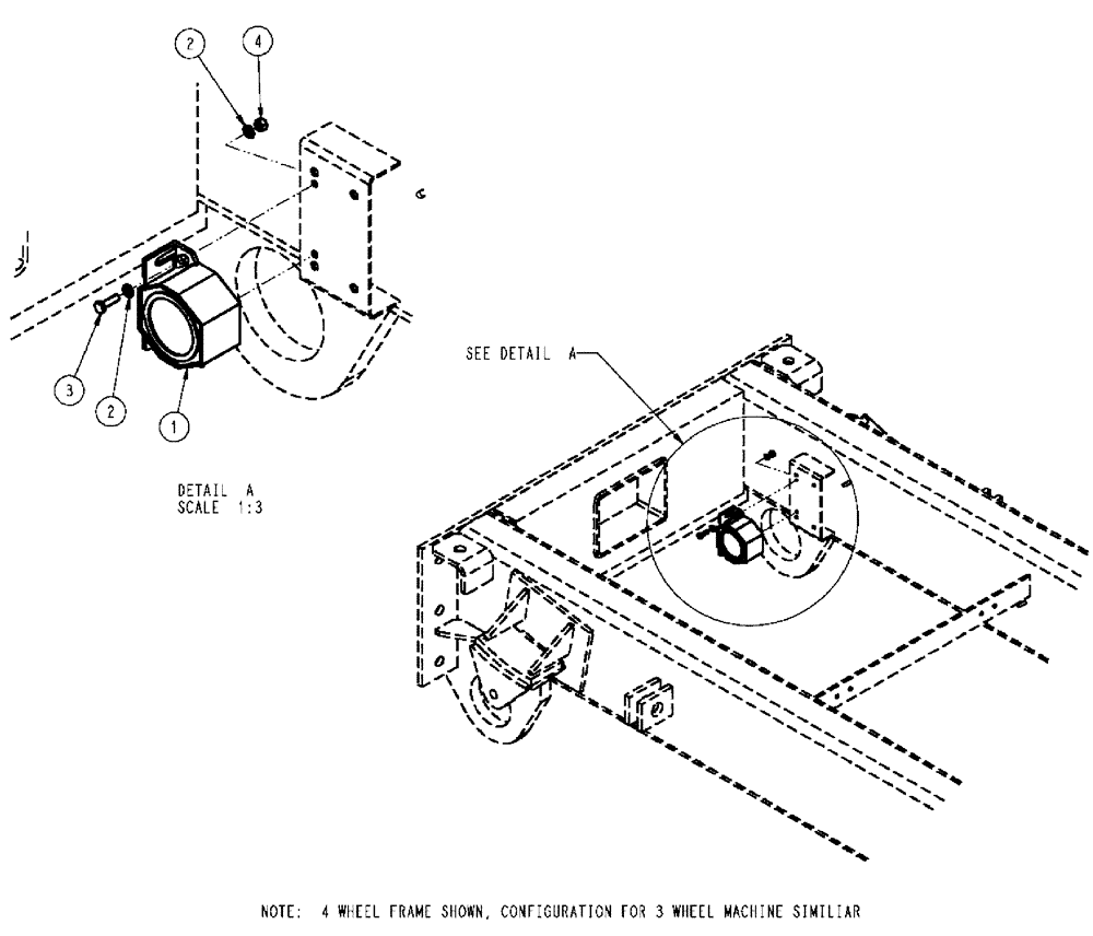 Схема запчастей Case IH TITAN 4020 - (08-002) - BACK-UP ALARM ASSEMBLY (06) - ELECTRICAL