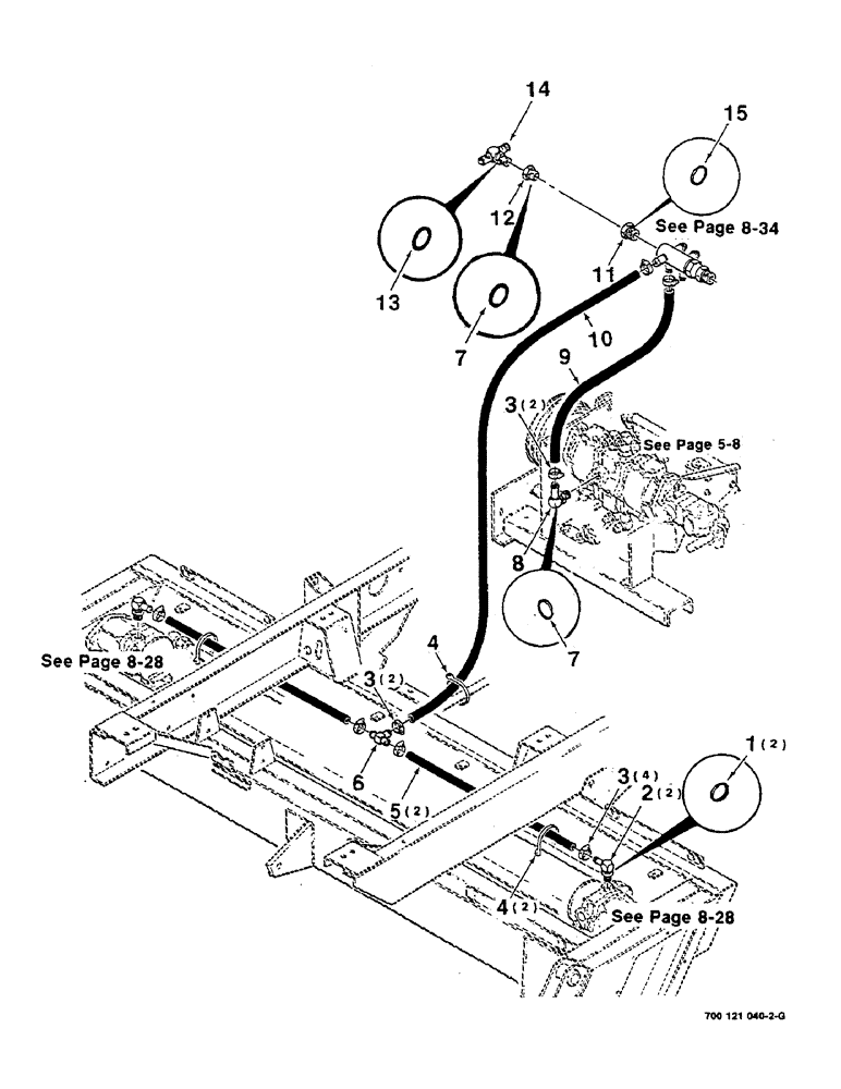 Схема запчастей Case IH 8825 - (08-04) - HYDRAULIC RESERVOIR ASSEMBLY, CONTINUED (08) - HYDRAULICS