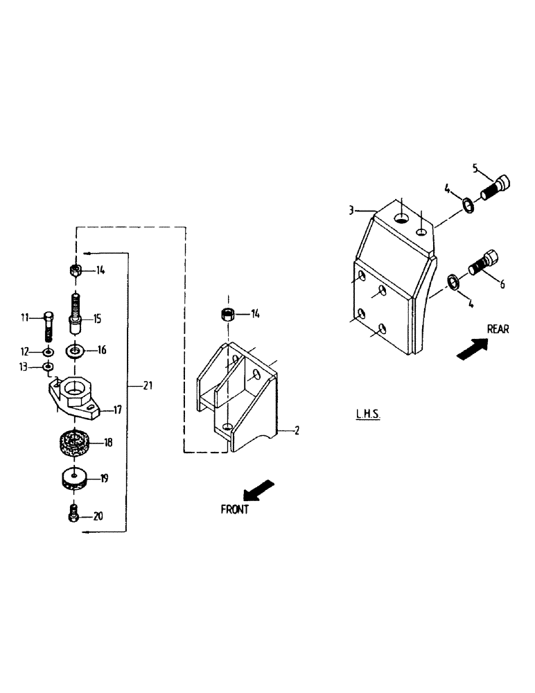 Схема запчастей Case IH 7700 - (C05-02) - ENGINE MOUNTS, 125 Engine & Engine Attachments
