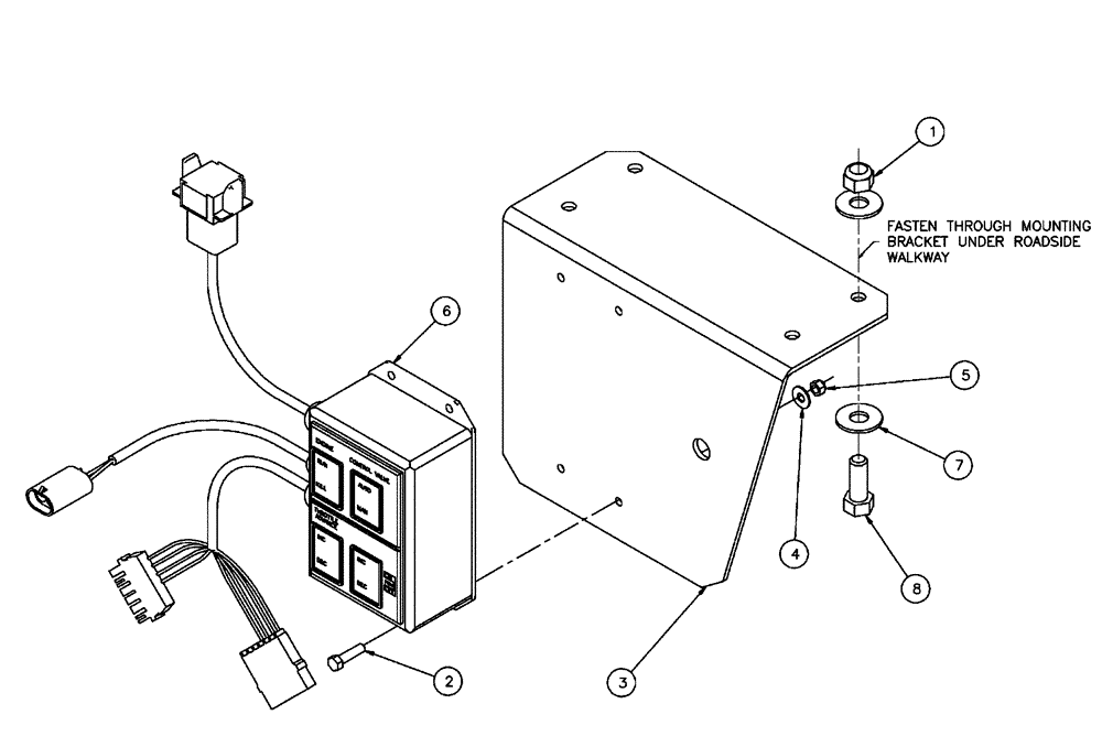 Схема запчастей Case IH FLX3300B - (10-005) - RELOAD PUMP CONTROL Options