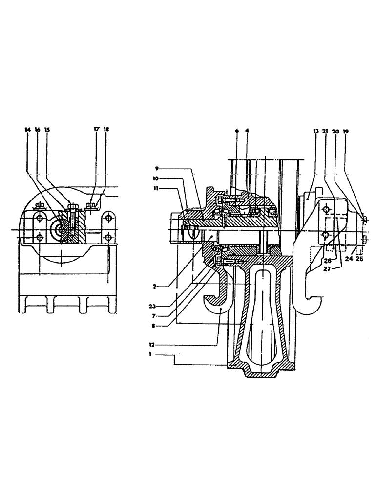 Схема запчастей Case IH 7000 - (A04-60) - FRONT TRACK IDLER, 7700 Mainframe & Functioning Components