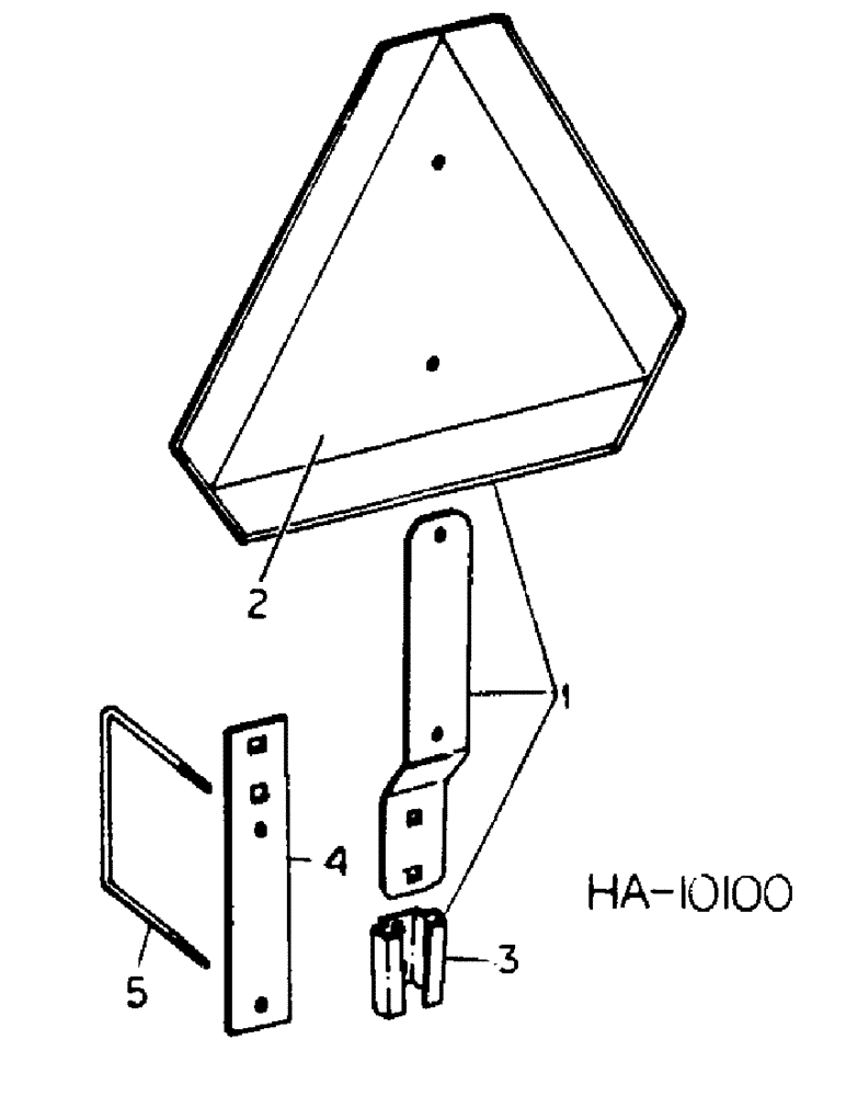 Схема запчастей Case IH 6500 - (B-19) - SLOW MOVING VEHICLE EMBLEM, PRODUCT GRAPHICS 