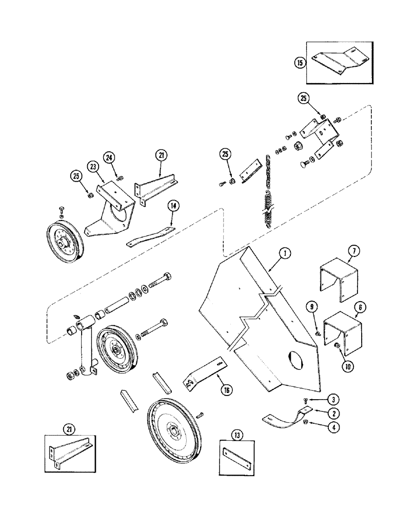 Схема запчастей Case IH 1010 - (9A-44) - REEL CONTROL ATTACHMENT, HYDRAULIC REEL DRIVE, 1440E, 1460E, 1480E COMBINE (58) - ATTACHMENTS/HEADERS