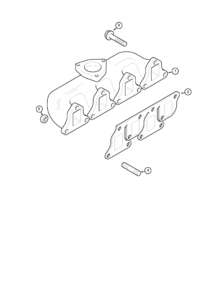 Схема запчастей Case IH C70 - (02-26) - MANIFOLD (02) - ENGINE