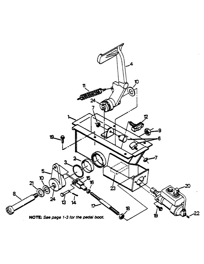 Схема запчастей Case IH 9170 - (01-42) - BRAKE CONTROL (10) - CAB