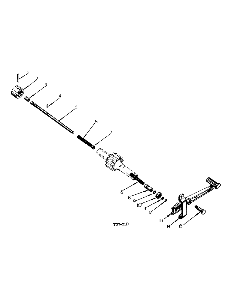 Схема запчастей Case IH 384 - (07-09) - DRIVE TRAIN, DIFFERENTIAL LOCK (04) - Drive Train
