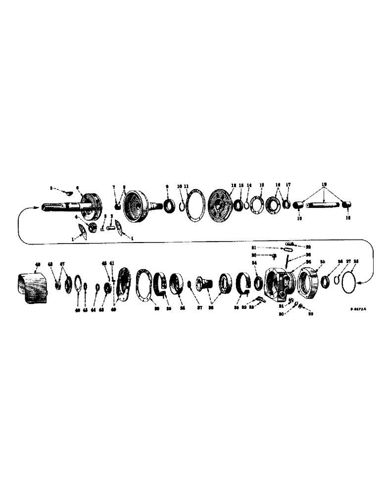 Схема запчастей Case IH 300 - (310) - ATTACHMENTS, INDEPENDENT POWER TAKE-OFF, SPECIAL, REAR UNIT Attachments