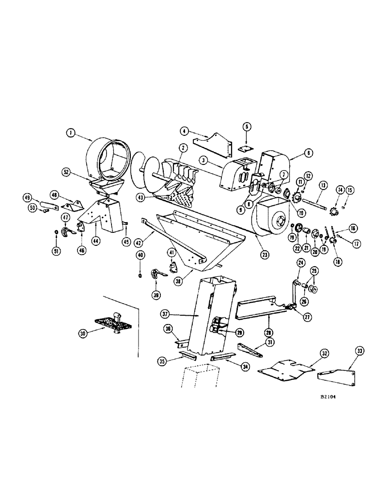 Схема запчастей Case IH 960 - (178) - SCOURKLEEN ATTACHMENT, BAGGER COMBINE (88) - ACCESSORIES