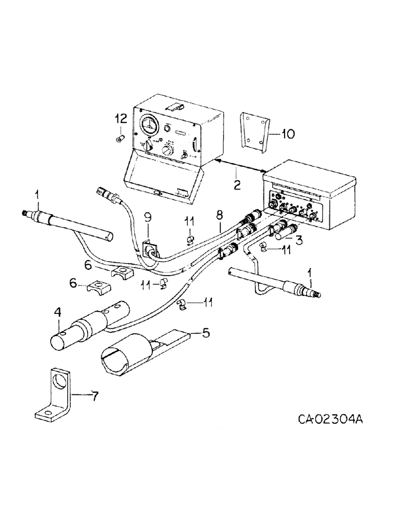 Схема запчастей Case IH 300 - (F-13) - RATION-RITE ELECTRONIC SCALE 