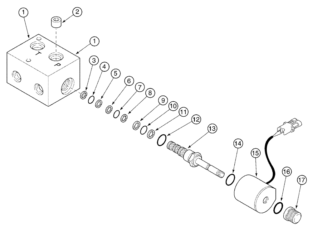 Схема запчастей Case IH 2377 - (08-35) - VALVE ASSY - FEEDER REVERSER (07) - HYDRAULICS