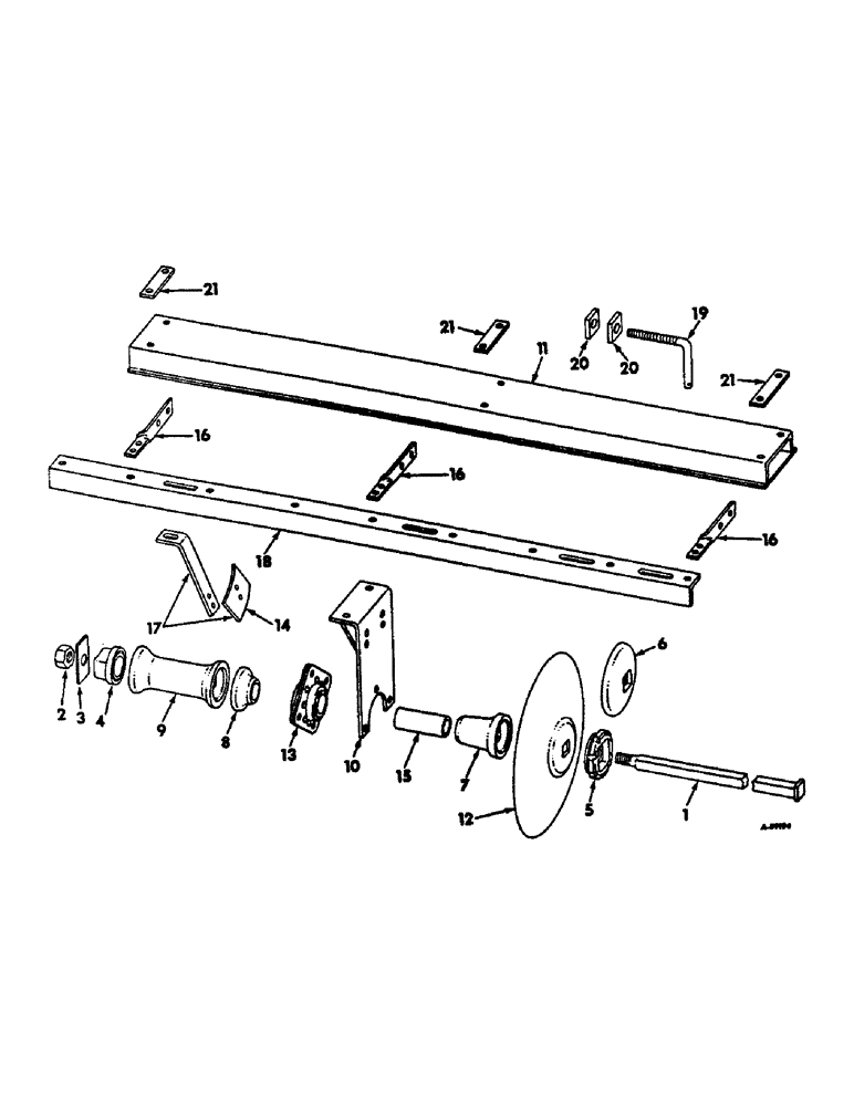 Схема запчастей Case IH 150 - (Y-5) - MAIN GANGS AND SCRAPERS 