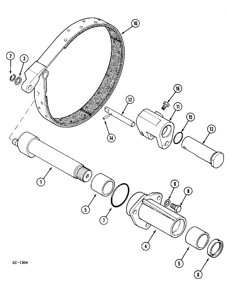 Схема запчастей Case IH 248 - (7-618) - PARK LOCK - HEAVY DUTY, 248, 258, 485, 585: 18001- (07) - BRAKES