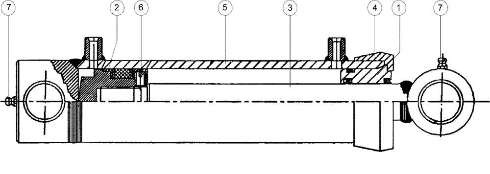 Схема запчастей Case IH L780 PRO - (35.100.BI[11]) - MULTIGRAB HD 160/180/200 HYDRAULIC CYLINDER (35) - HYDRAULIC SYSTEMS