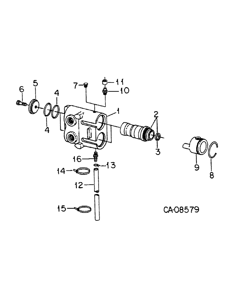 Схема запчастей Case IH 5488 - (10-31) - HYDRAULICS, FEMALE COUPLER ISO (07) - HYDRAULICS