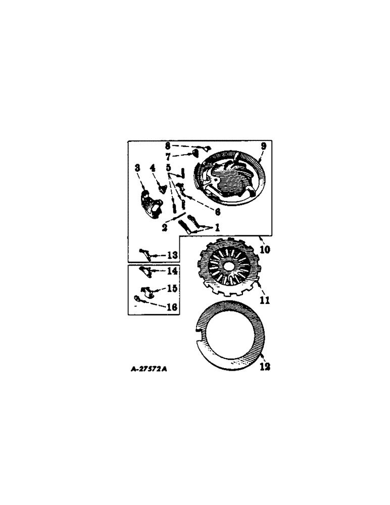 Схема запчастей Case IH 185 - (B-24) - CORN PLANTING EQUIPMENT, FOR COMBINATION HOPPER 