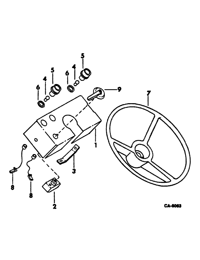 Схема запчастей Case IH 815 - (11-03) - INSTRUMENTS, TURN SIGNALS Instruments