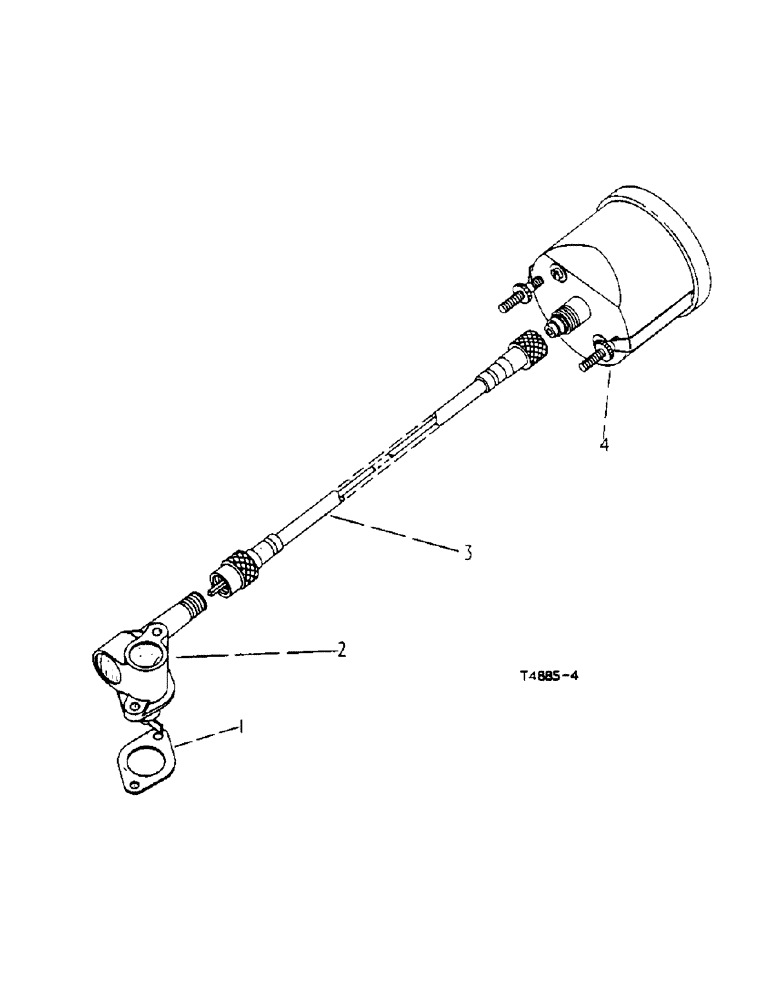 Схема запчастей Case IH 434 - (6-038) - TRACTORMETER ATTACHMENT - ATTACHMENTS (88) - ACCESSORIES