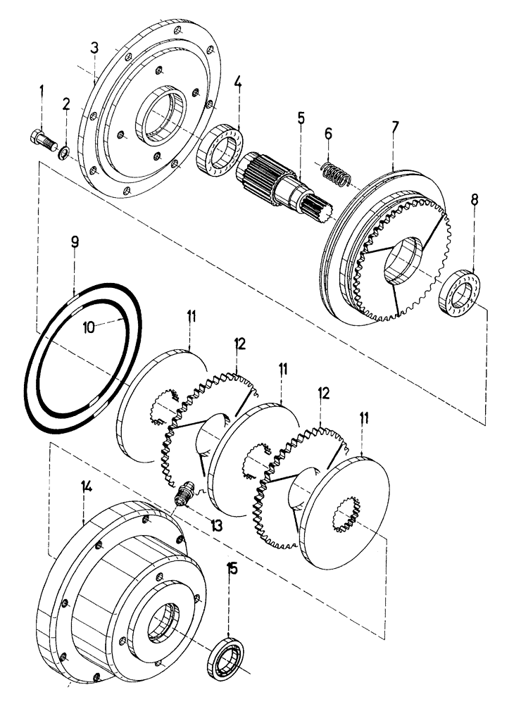 Схема запчастей Case IH 7700 - (A03[07]) - FAIL SAFE BRAKES Mainframe & Functioning Components