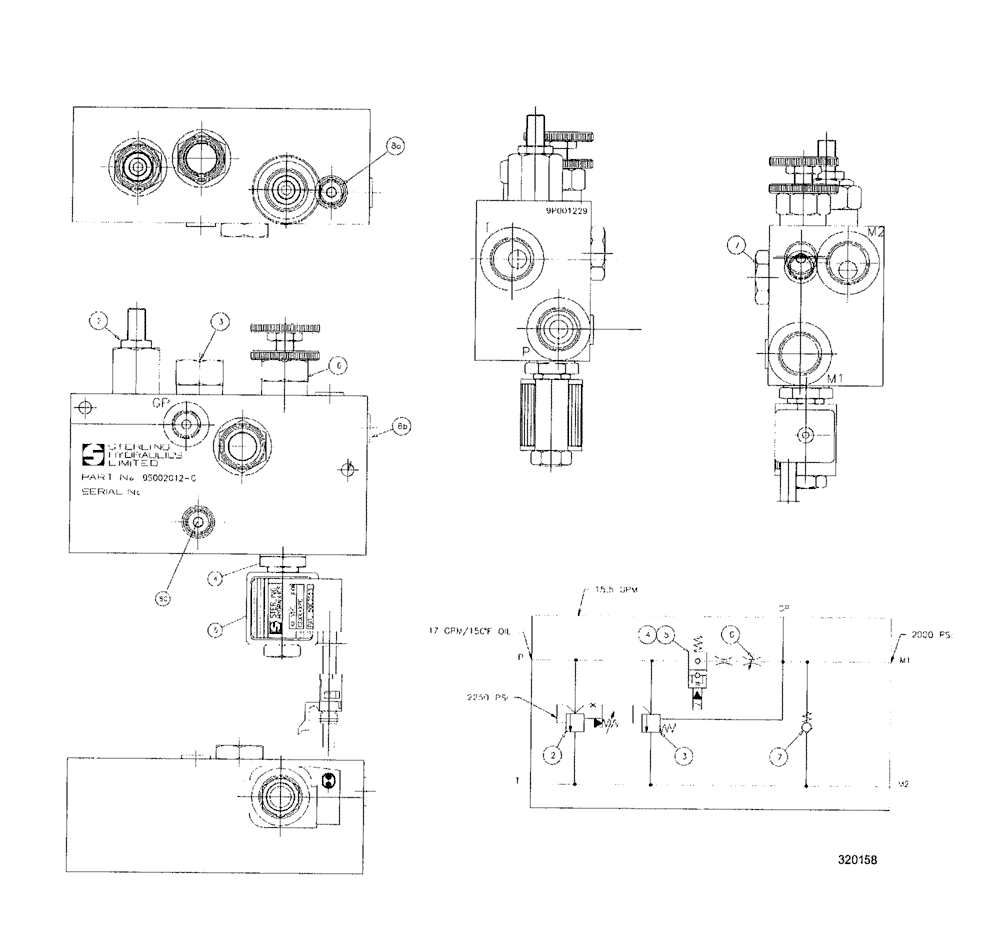 Схема запчастей Case IH SPX3200 - (06-040) - DUMP/FLOW CONTROL VALVE (29) - HYDROSTATIC DRIVE