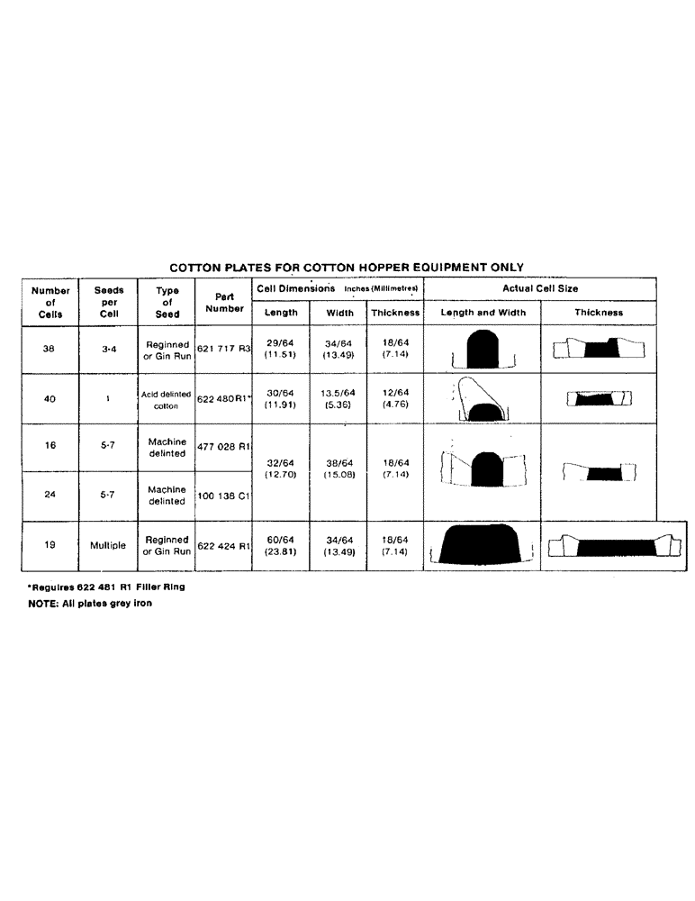 Схема запчастей Case IH 800 - (01-12) - SEED PLATES (09) - CHASSIS/ATTACHMENTS