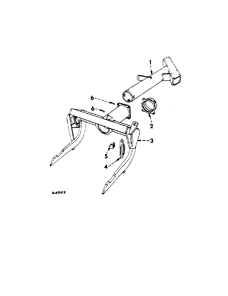 Схема запчастей Case IH 210 - (N-02) - ROLL-OVER AND CARRIER FRAMES 