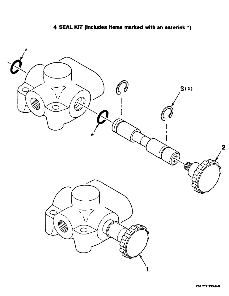Схема запчастей Case IH RS551 - (8-10) - HYDRAULIC SHUTOFF VALVE ASSEMBLY, TAILGATE, 700717995 HYDRAULIC SHUTOFF VALVE COMPLETE (07) - HYDRAULICS