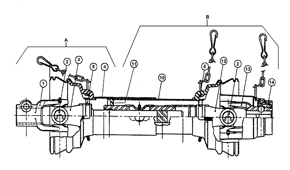 Схема запчастей Case IH 1052 - (09-56) - CE DRIVELINE EUROPEAN HEADERS (09) - CHASSIS