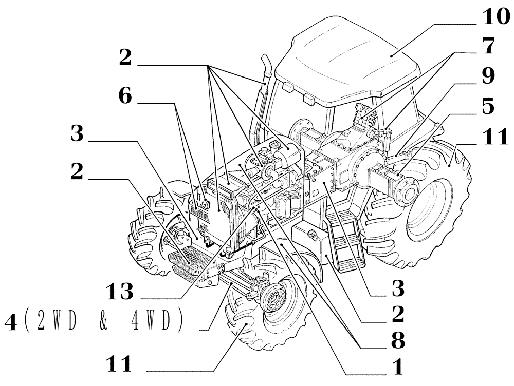 Схема запчастей Case IH MXM155 - (MAIN) - MAIN SECTIONS (00) - GENERAL