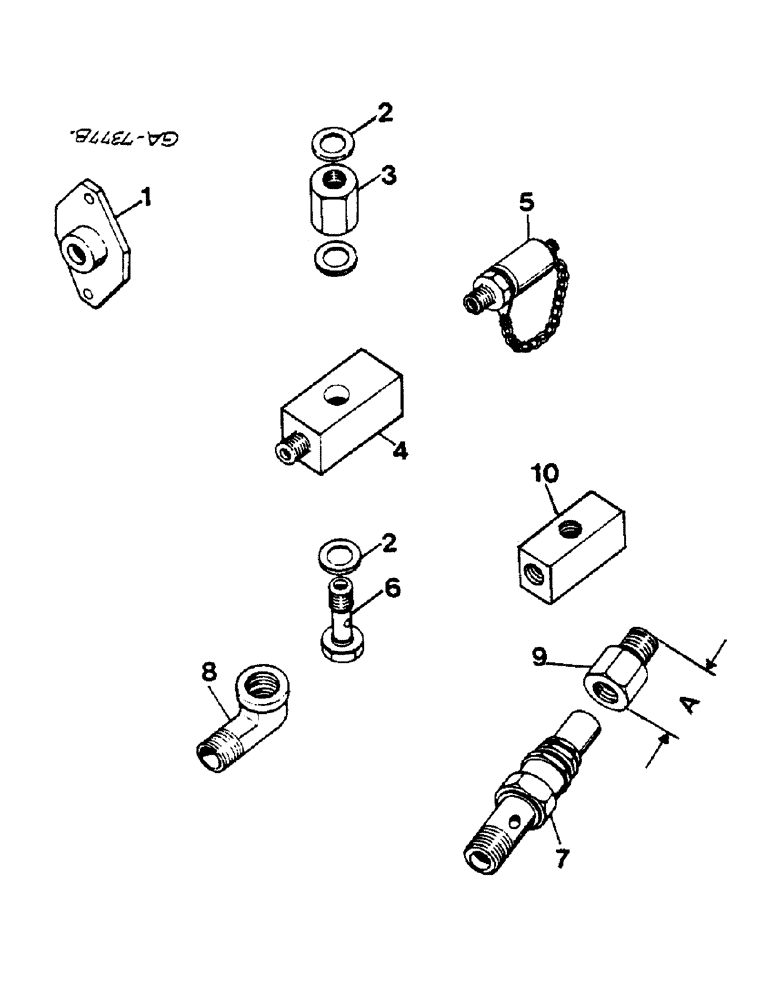 Схема запчастей Case IH 833 - (02-07) - CONNECTING PARTS FOR IH-TEST CENTRE Accessories & Attachments / Miscellaneous