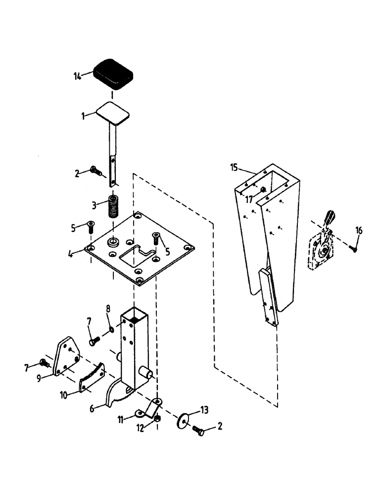 Схема запчастей Case IH 7700 - (A11-09) - TRACTION CONTROL PEDESTAL, 7000 Mainframe & Functioning Components