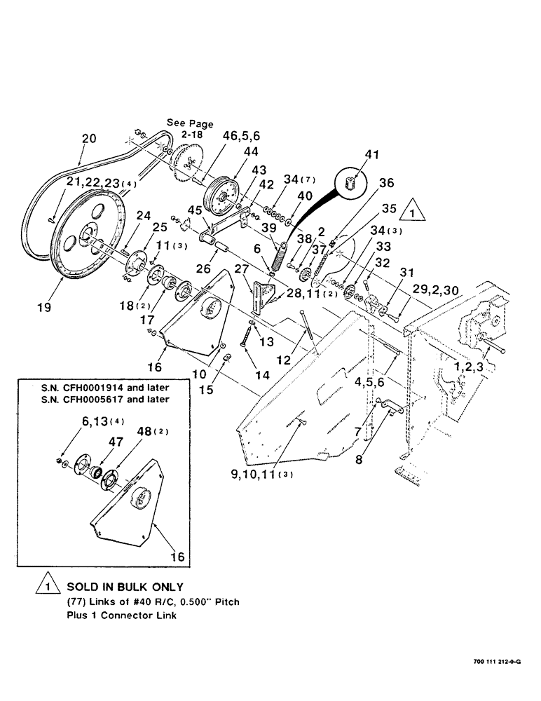 Схема запчастей Case IH 8330 - (2-16) - DRIVE, REEL, ASSEMBLY (09) - CHASSIS