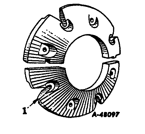 Схема запчастей Case IH 444 - (L-06[01]) - WHEELS & WHEEL WEIGHTS, REAR WHEEL WGHTS, SPLIT TYPE, TRACTOR W/28" RR WHLS OR 24" DISC TYPE RR WHLS Wheels & Wheel Weights