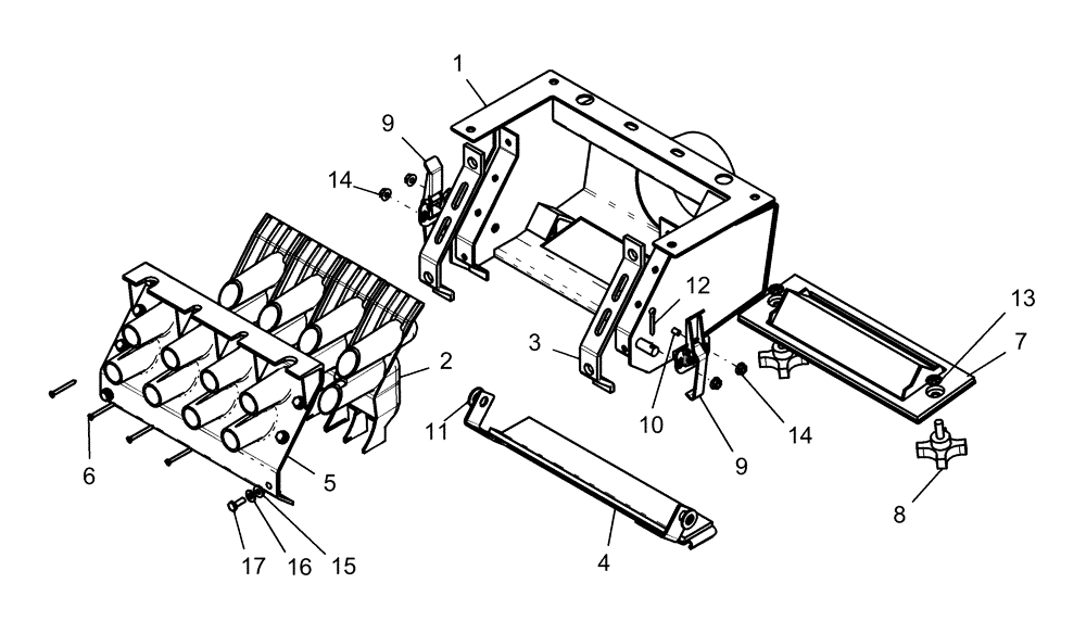 Схема запчастей Case IH 1250 - (80.150.26[01]) - BULK FILL - SEED BOX 16 ROW BSN Y9S007001 (80) - CROP STORAGE/UNLOADING