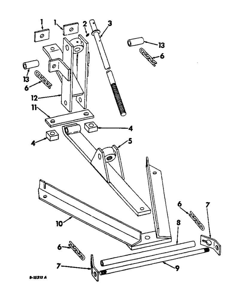Схема запчастей Case IH 120 - (W-05) - HITCH COUPLING COMPLETING PACKAGE 