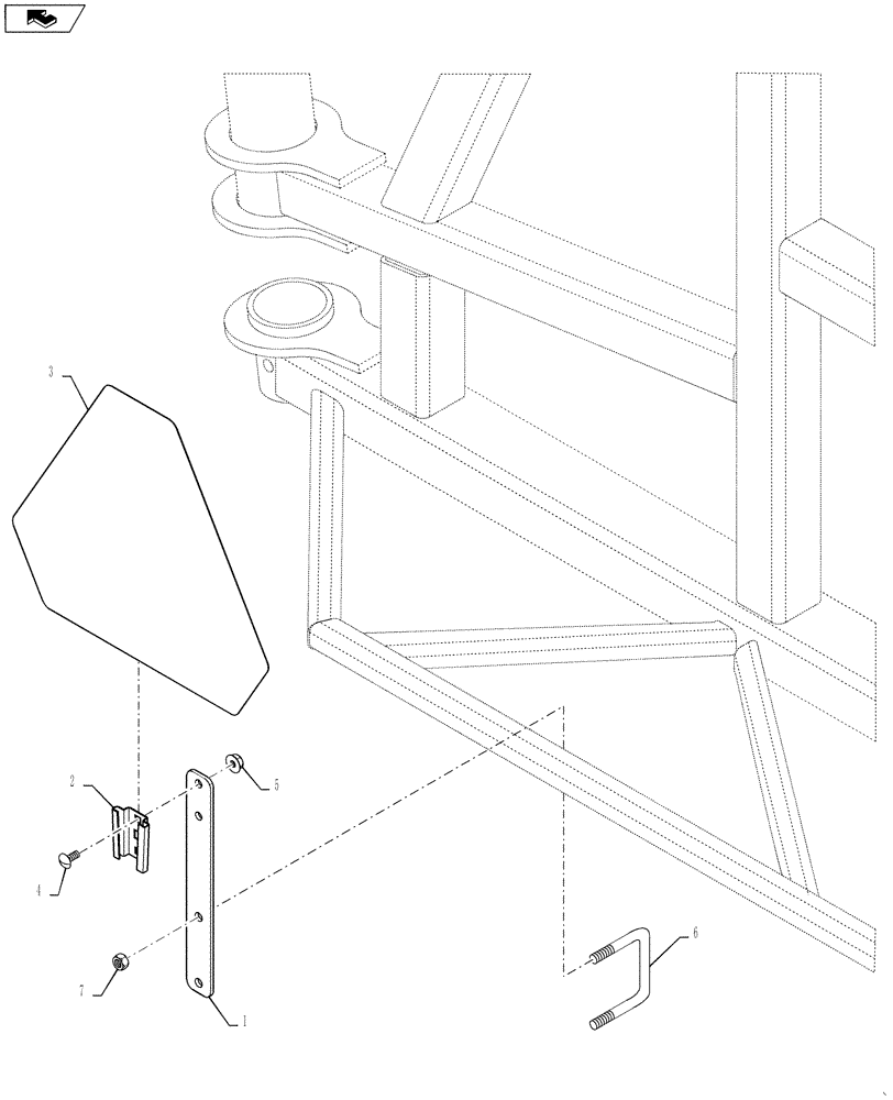 Схема запчастей Case IH 4420 - (10-011) - SMV GROUP, 120 BOOM (13) - DECALS