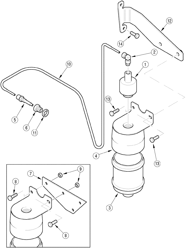 Схема запчастей Case IH C70 - (02-11) - ETHER STARTING (02) - ENGINE