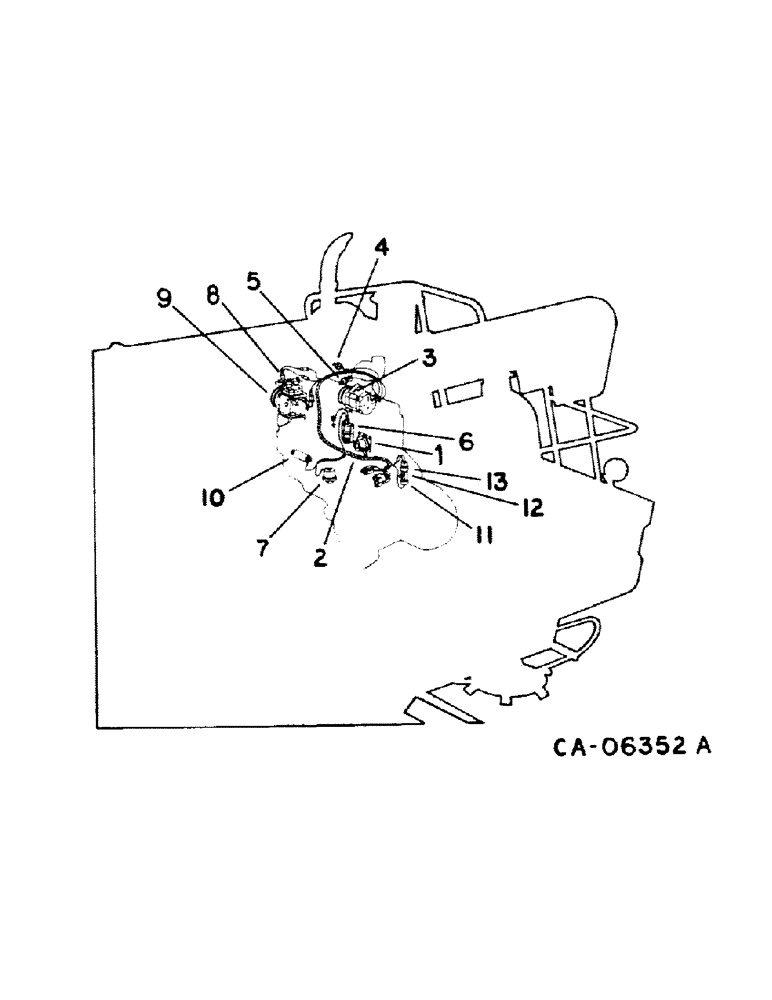 Схема запчастей Case IH 1440 - (08-07) - ELECTRICAL, WIRING DIAGRAM, ENGINE (06) - ELECTRICAL