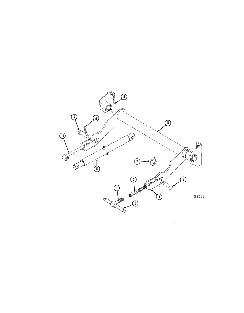 Схема запчастей Case IH 1660 - (060[A]) - HEADER LIFT (58) - ATTACHMENTS/HEADERS
