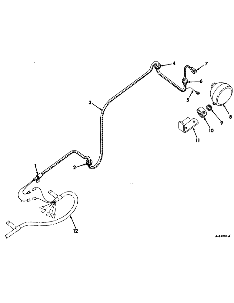Схема запчастей Case IH 4156 - (G-14) - ELECTRICAL SYSTEM, RIGHT COMBINATION REAR LIGHT (06) - ELECTRICAL SYSTEMS