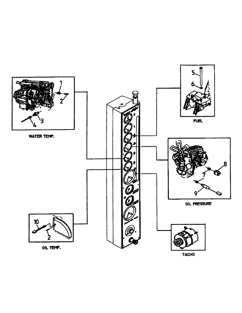 Схема запчастей Case IH 7700 - (C07-04) - SENDERS AND SWITCHES, L10/M11 Engine & Engine Attachments
