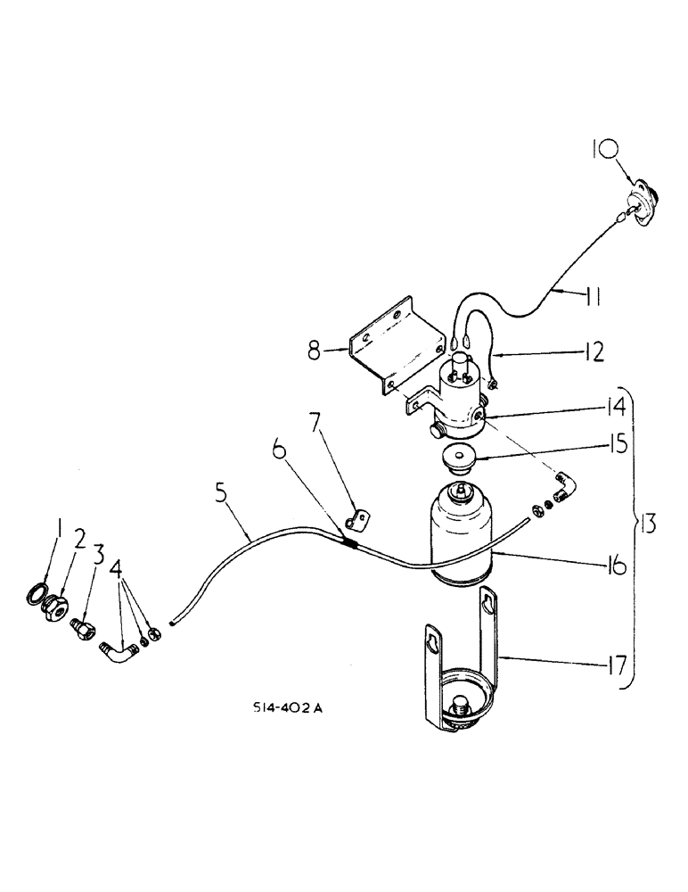 Схема запчастей Case IH 784 - (12-020) - COLD START, ETHER STARTING Power
