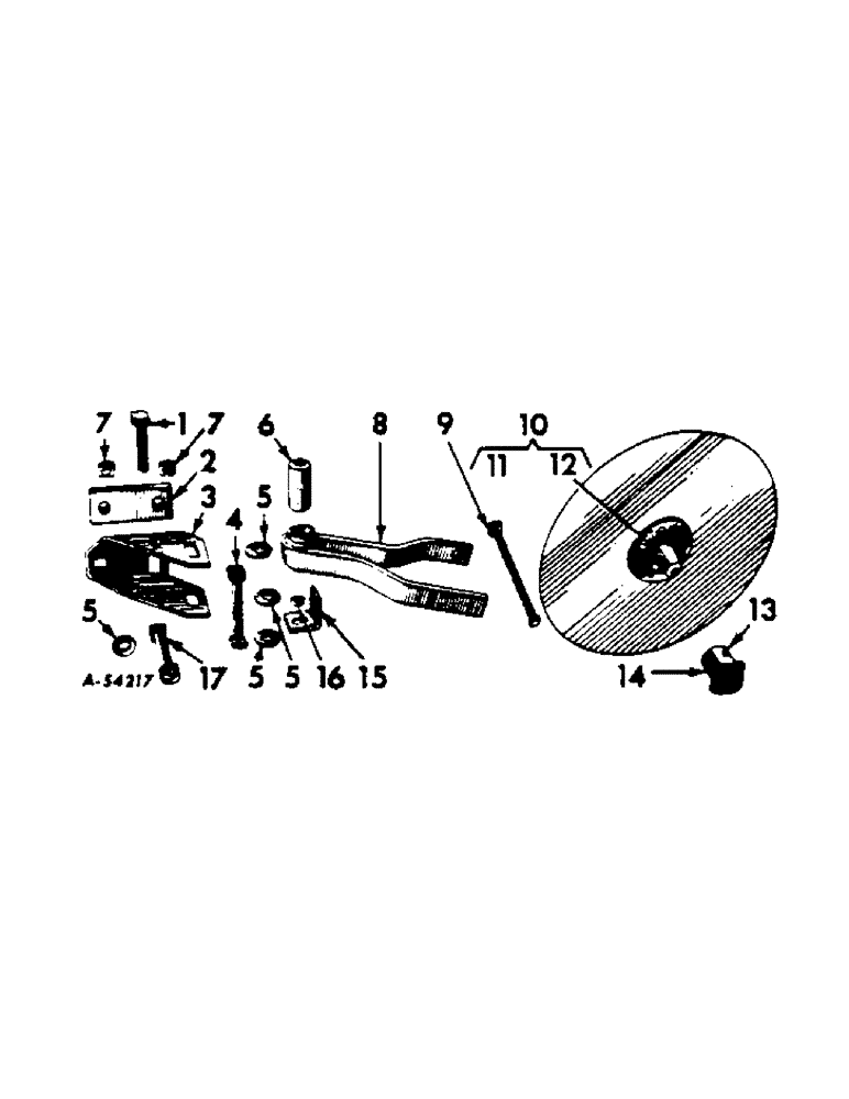 Схема запчастей Case IH 189 - (H-3) - ROLLING COLTER, ONE PER FURROW 