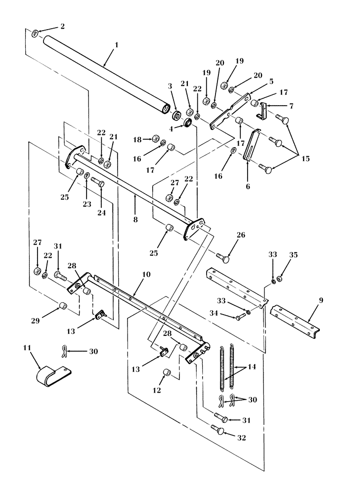 Схема запчастей Case IH RBX561 - (039) - NET WRAP, BRAKE BAR & COUNTER ROLLER (68) - TYING/WRAPPING
