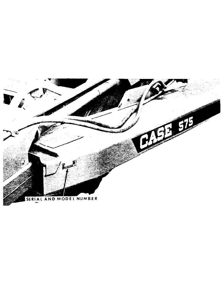 Схема запчастей Case IH 575 - (02) - SERIAL NUMBER LOCATION 